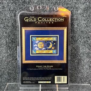 Dimensions Gold Collection 6742 Count The Stars 5x7 Cross Stitch 1997 Celestial